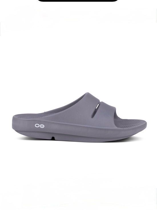 OOFOS Shoes - Oofos Ooahh Slides Grey Size 7